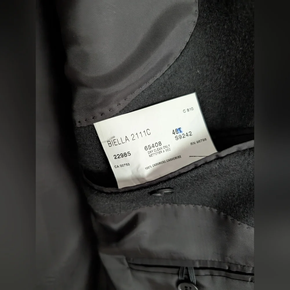 Taylor Richards Conger 100% Cashmere Black Blazer